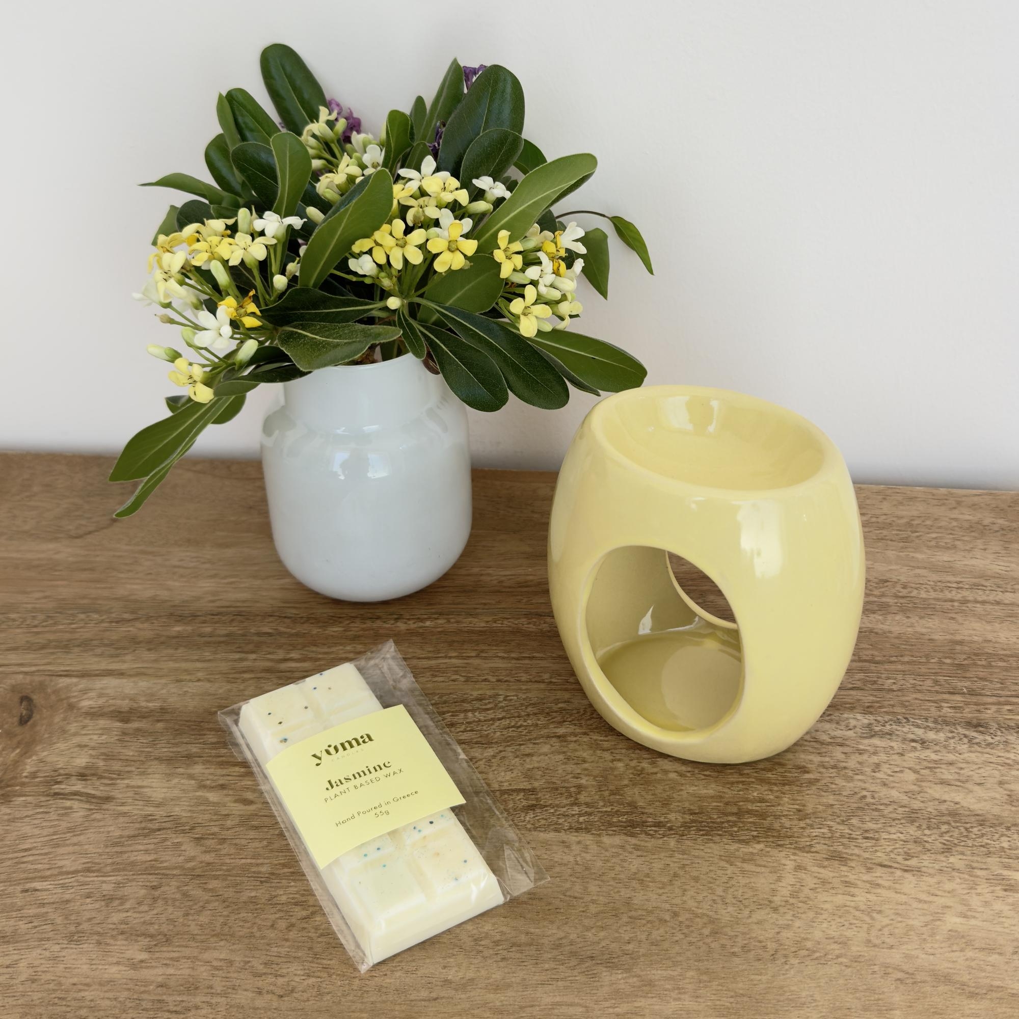 Αρωματιστής / Wax Melter για αιθέρια έλαια και wax melts - Lemon Wax Melter