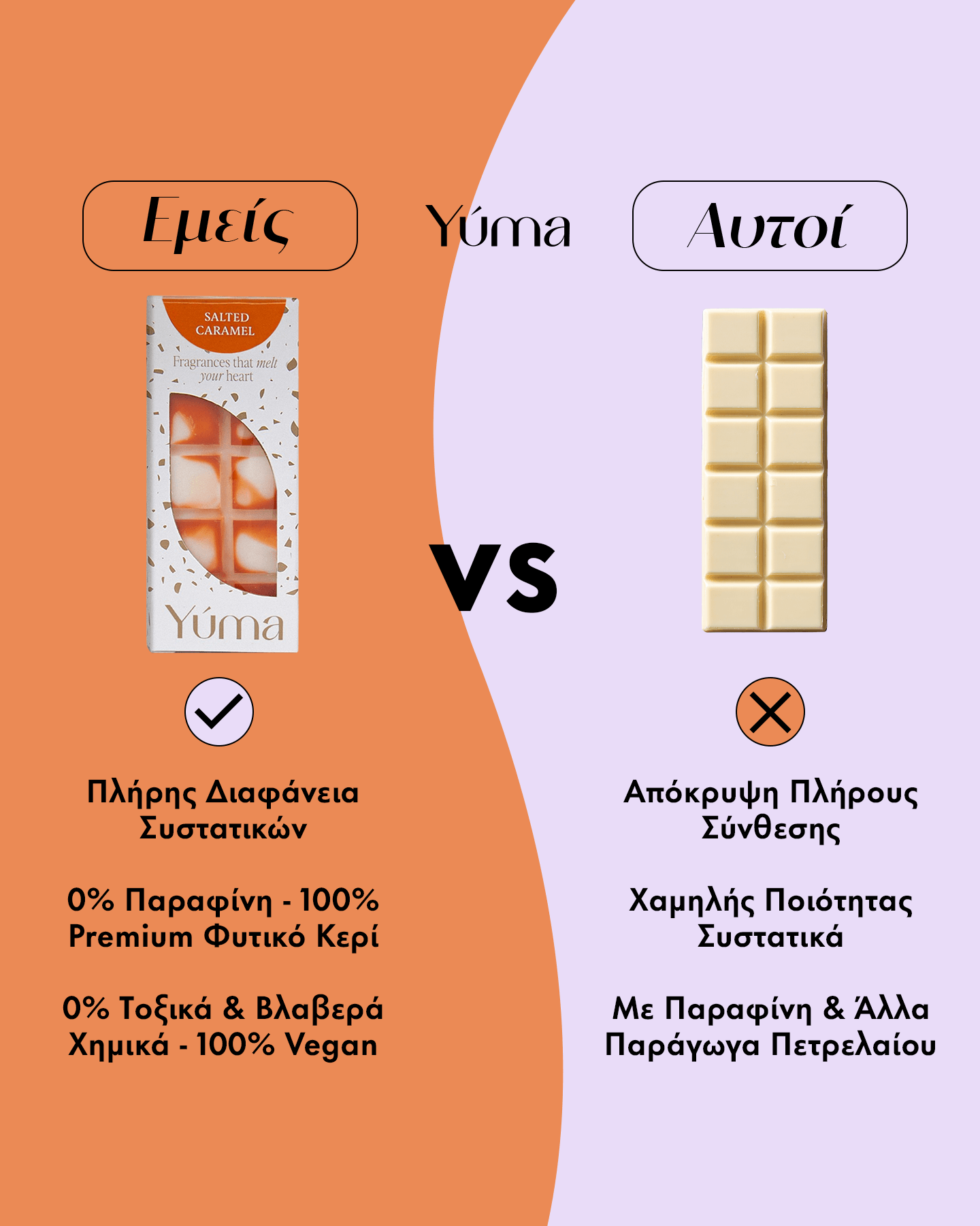 Wax Melts - Salted Caramel - Αρωματικοί Κύβοι με Άρωμα Καραμέλας